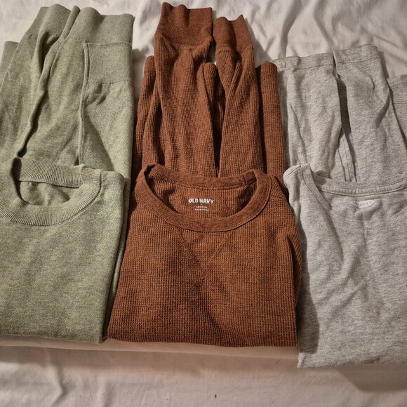 Prebundle: 2 Long Sleeves and 1 Pullover Sweater - Cotton - Picture 1 of 1